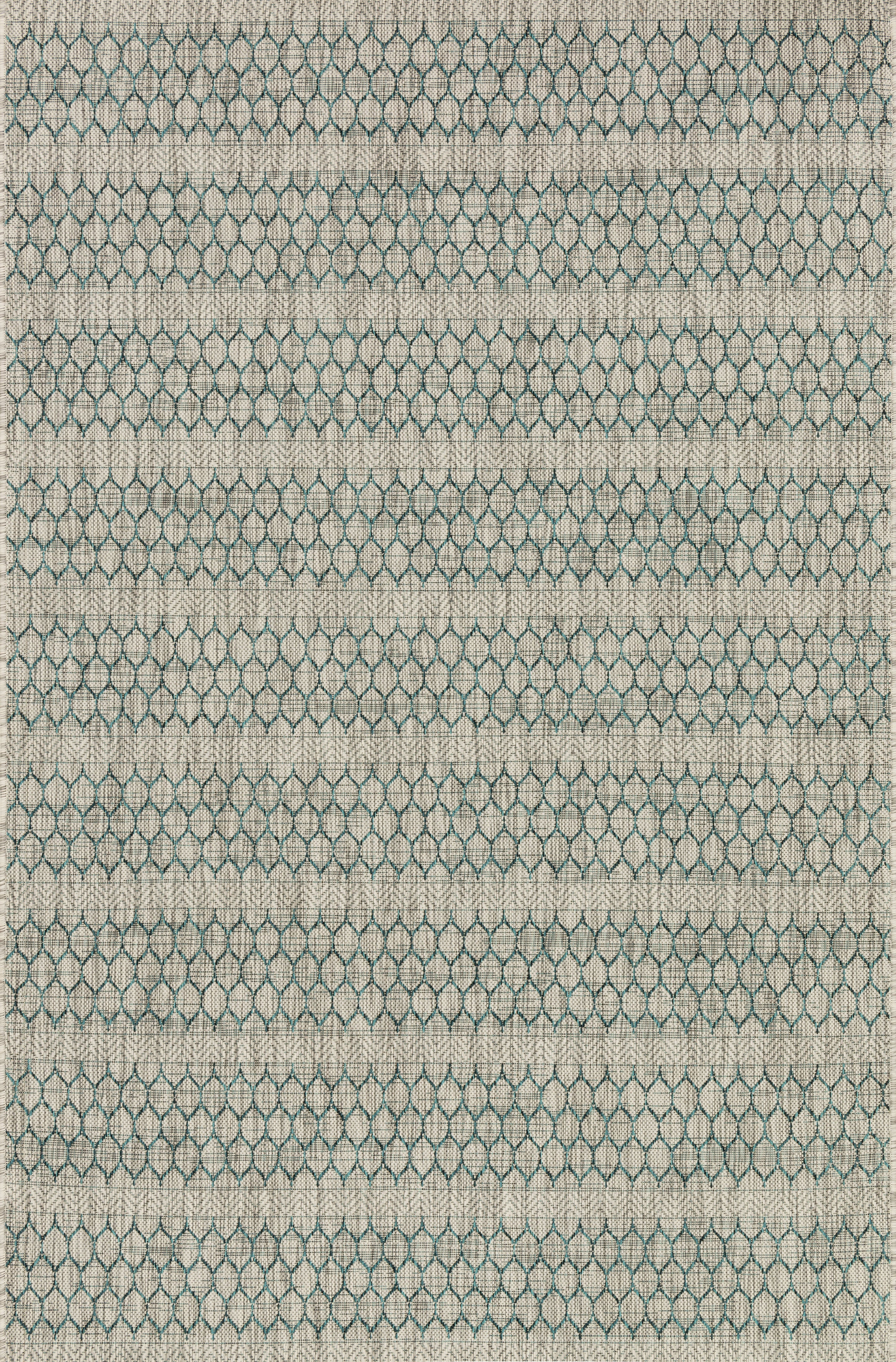 Loloi | Isle Collection | Grey / Teal | IE-01