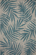 Loloi | Isle Collection | Grey / Aqua | IE-10