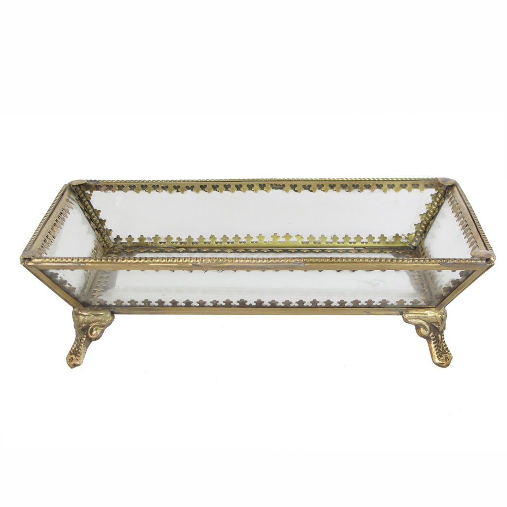 Victorian Glass Tray | Short