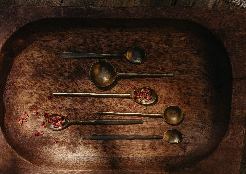 Canyon Wooden Tray, Stained