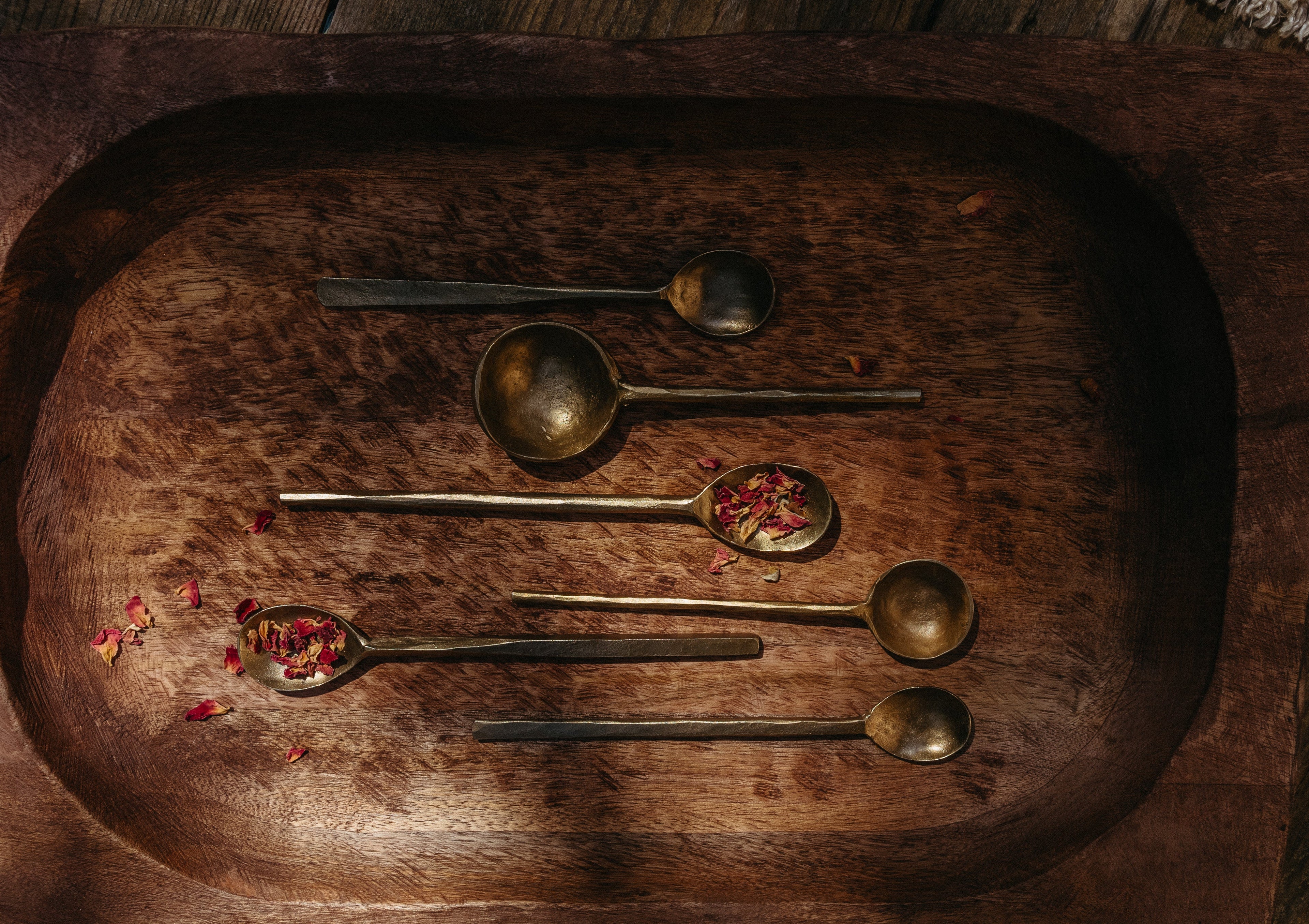 Canyon Wooden Tray, Stained
