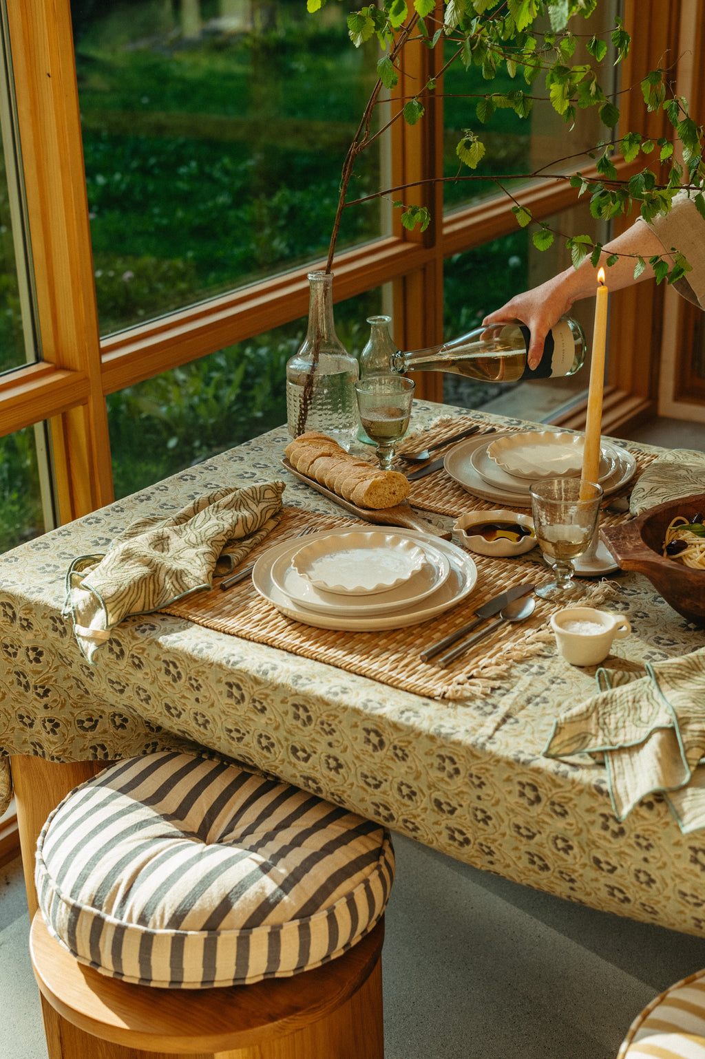Nori Block Print Napkins S/4