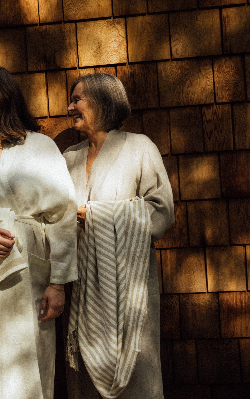 Linen Robe, Natural