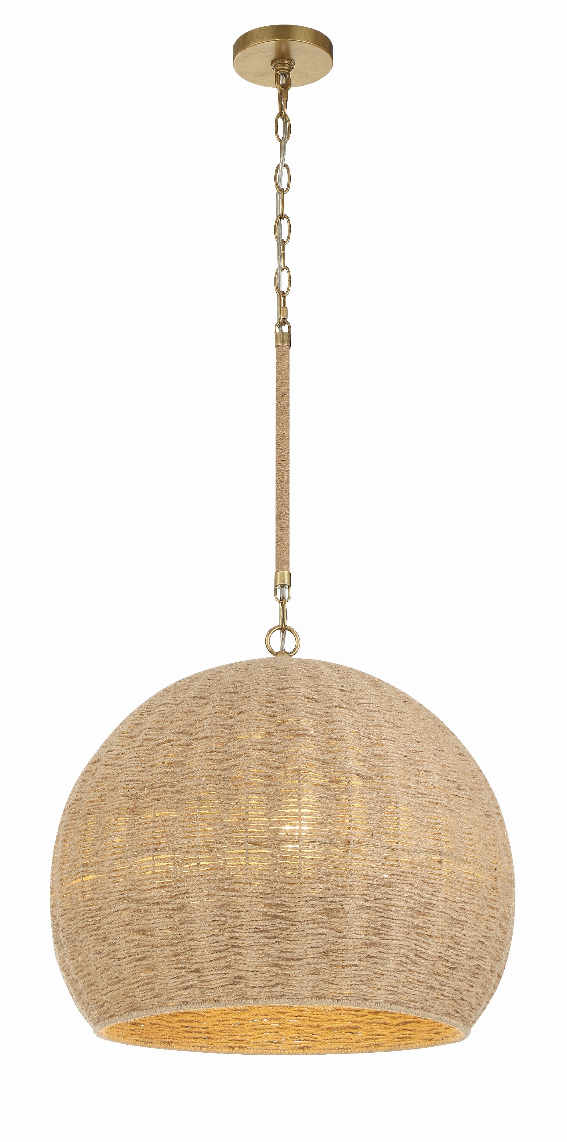 Jace 20'' Soft Gold Pendant
