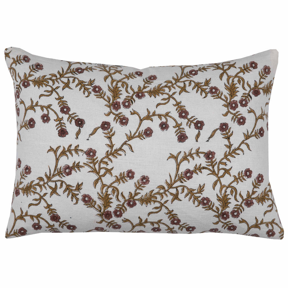 Jaimala Saffron on White Pillow