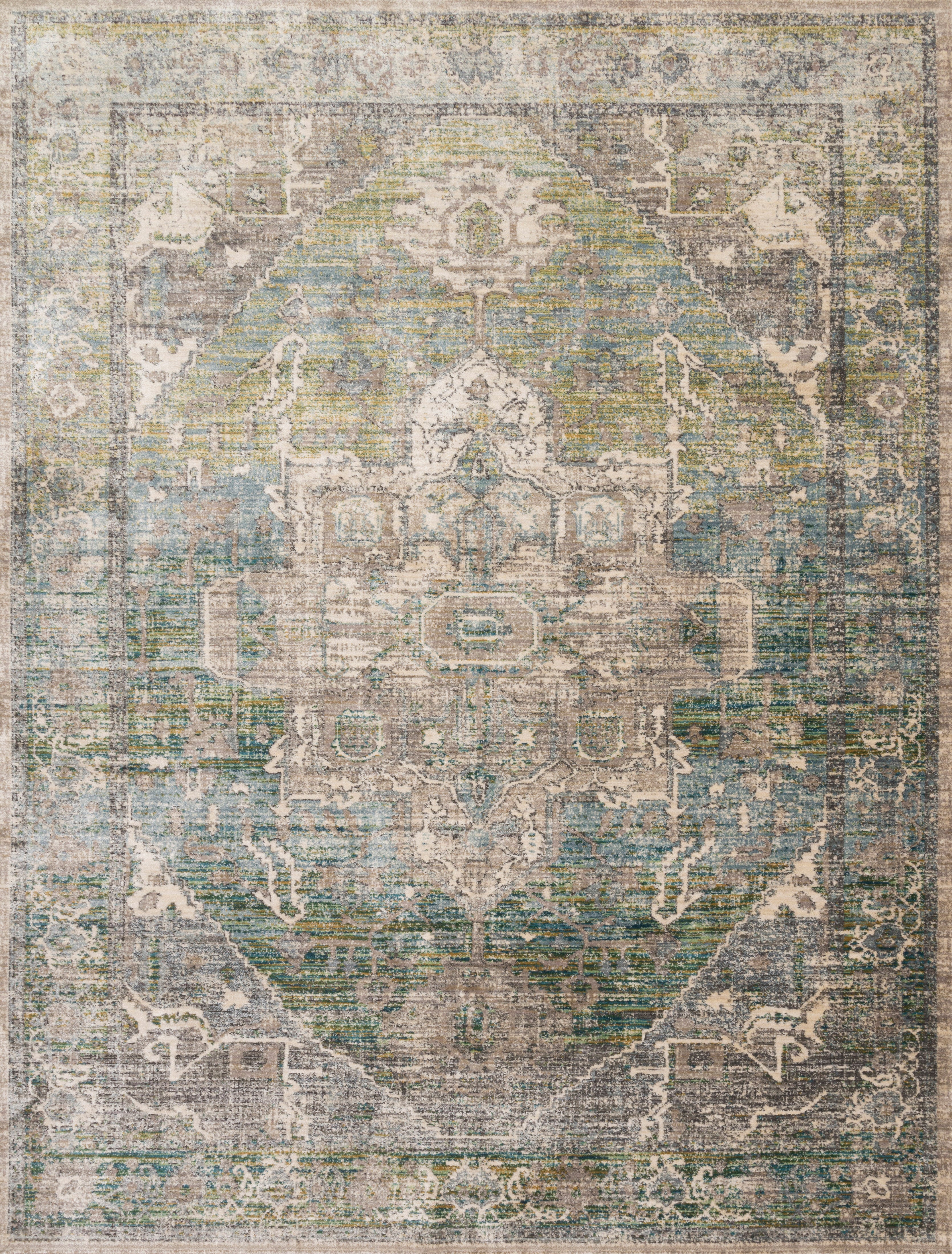 Loloi | Javari Collection | Grass / Ocean | JV-08