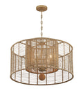 Jayna 25'' Burnished Silver Chandelier