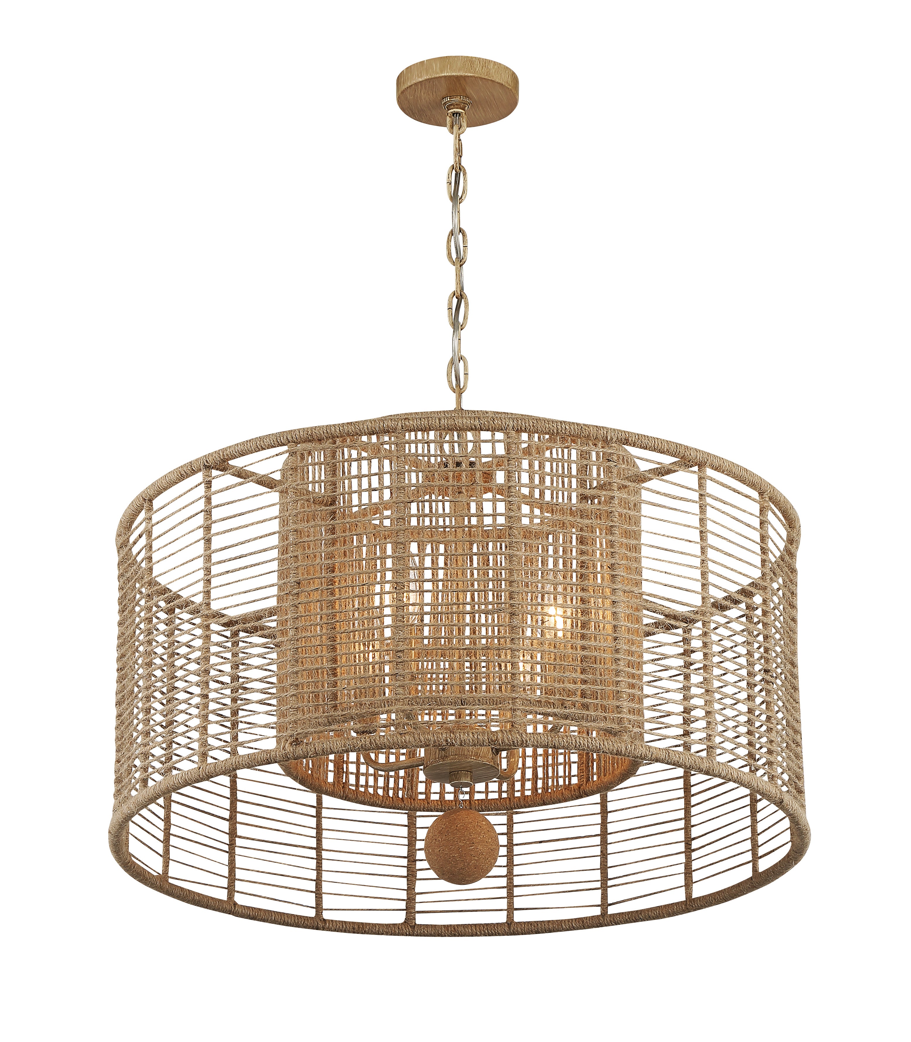 Jayna 25'' Burnished Silver Chandelier