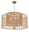 Jayna 42.75'' Burnished Silver Chandelier