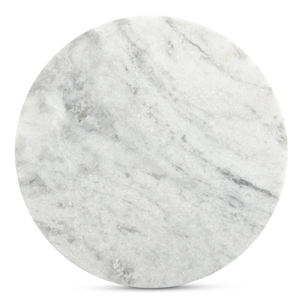 Evelyn Accent Table Ashen Grey Matrix Marble