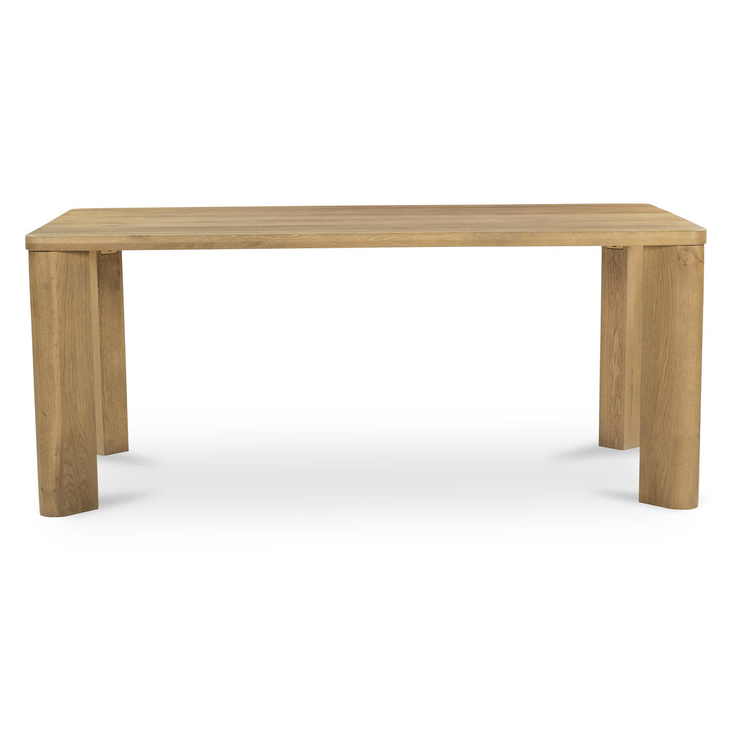 Segment Dining Table Wood Small Heritage Brown