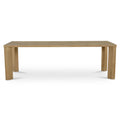 Segment Dining Table Wood Large Heritage Brown