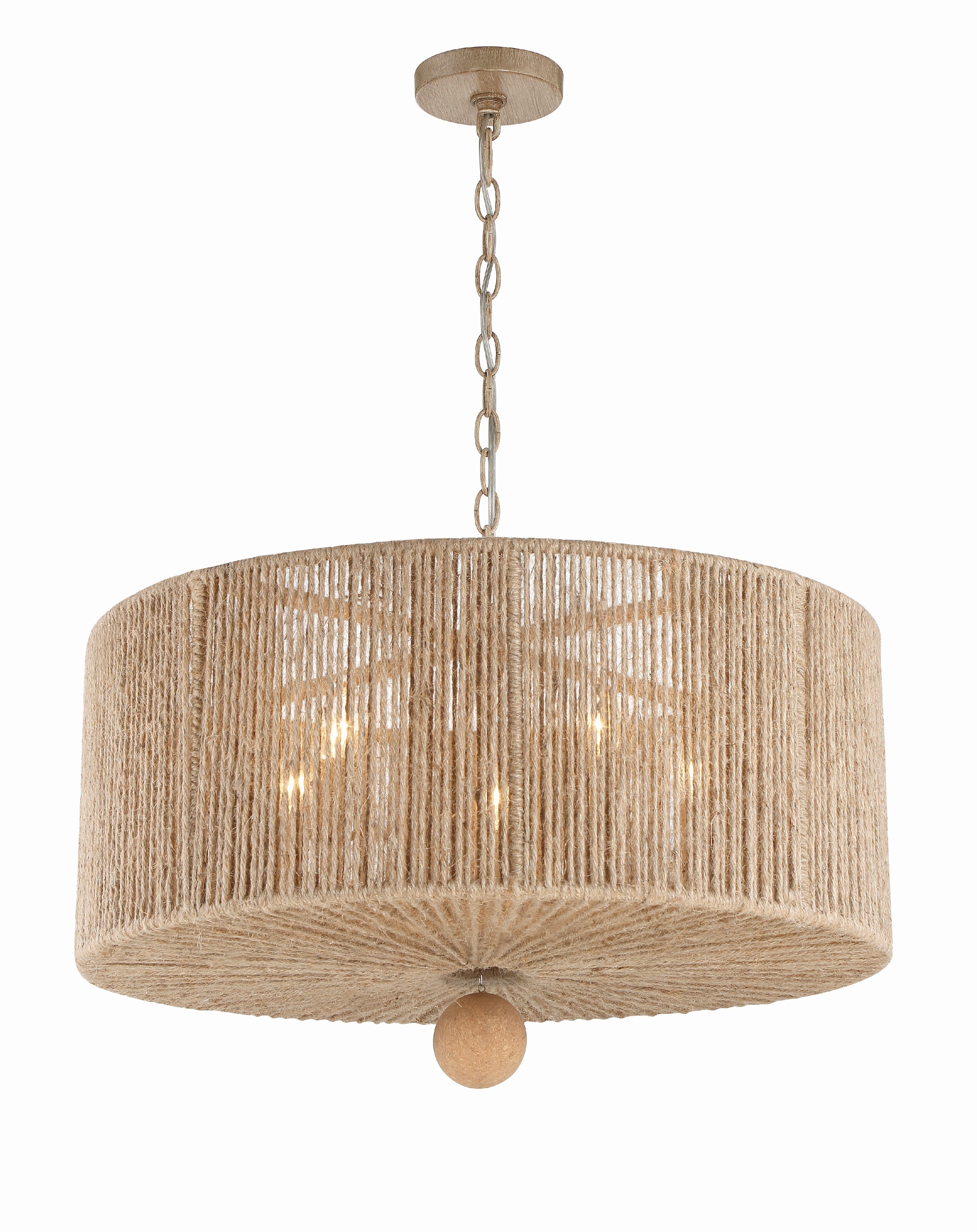 Jessa 24'' Burnished Silver Chandelier