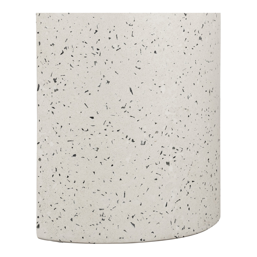 Lyon Outdoor Bench White Terrazzo