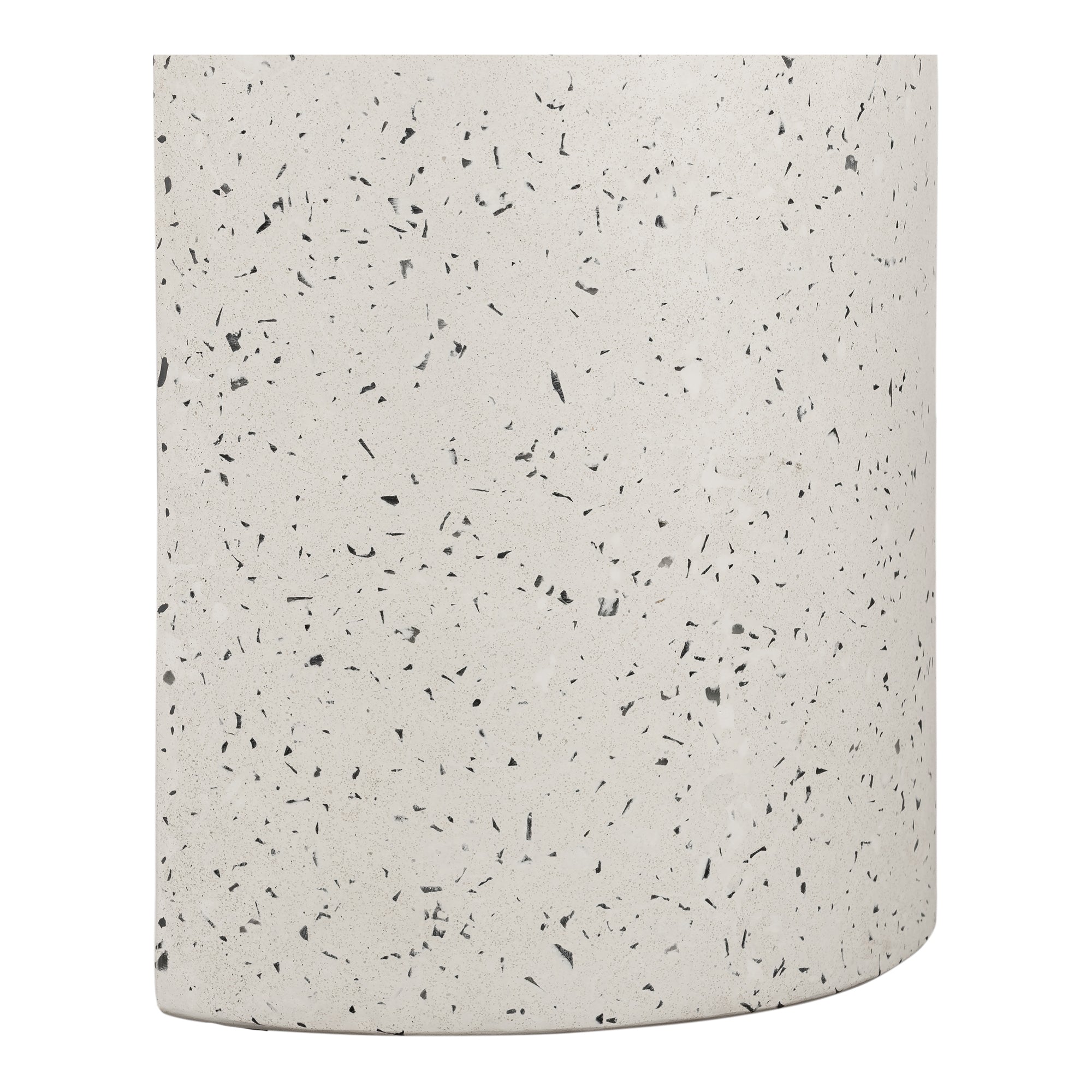 Lyon Outdoor Bench White Terrazzo