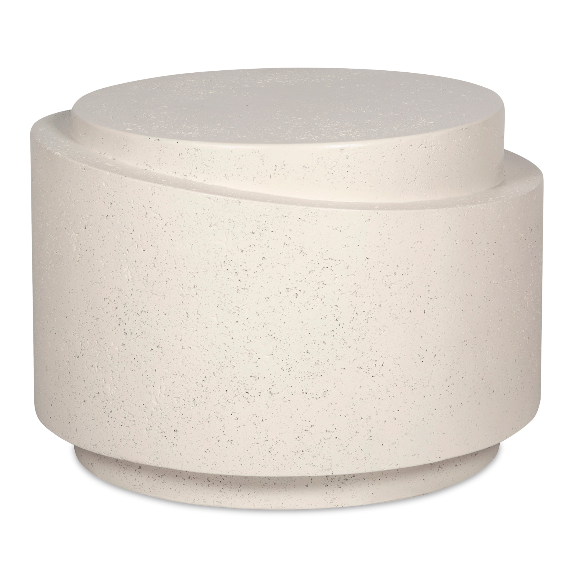 Cosmo Outdoor Accent Table Off White
