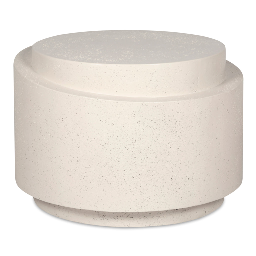 Cosmo Outdoor Accent Table Off White