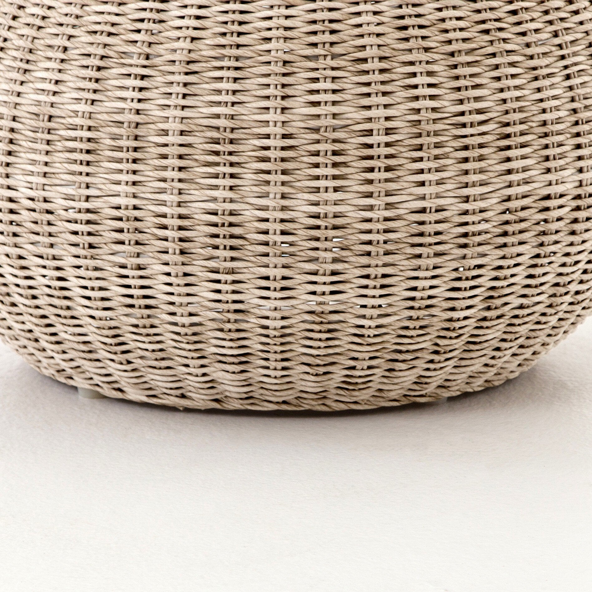 Phoenix Outdoor Accent Stool - Vintage White