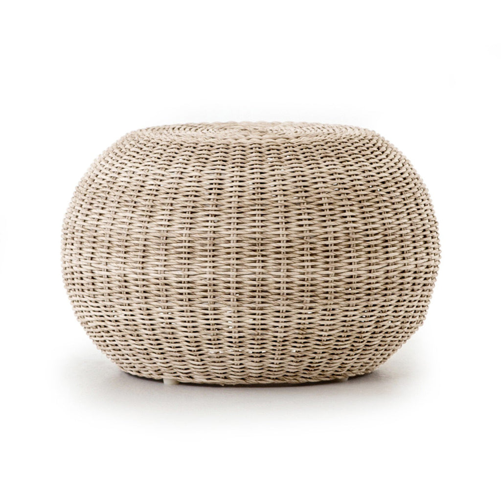 Phoenix Outdoor Accent Stool - Vintage White