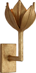 Alberto Small Sconce | Antique Gold Leaf