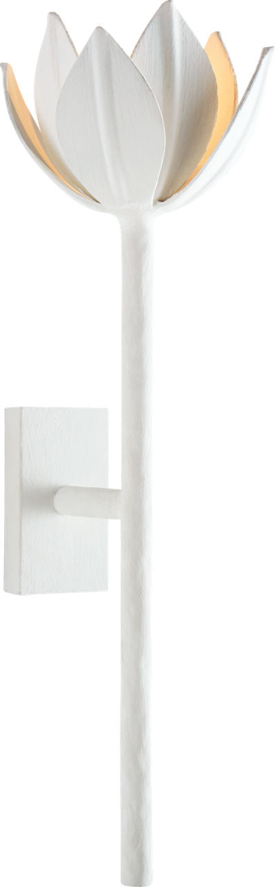 Alberto Medium Sconce | Plaster White