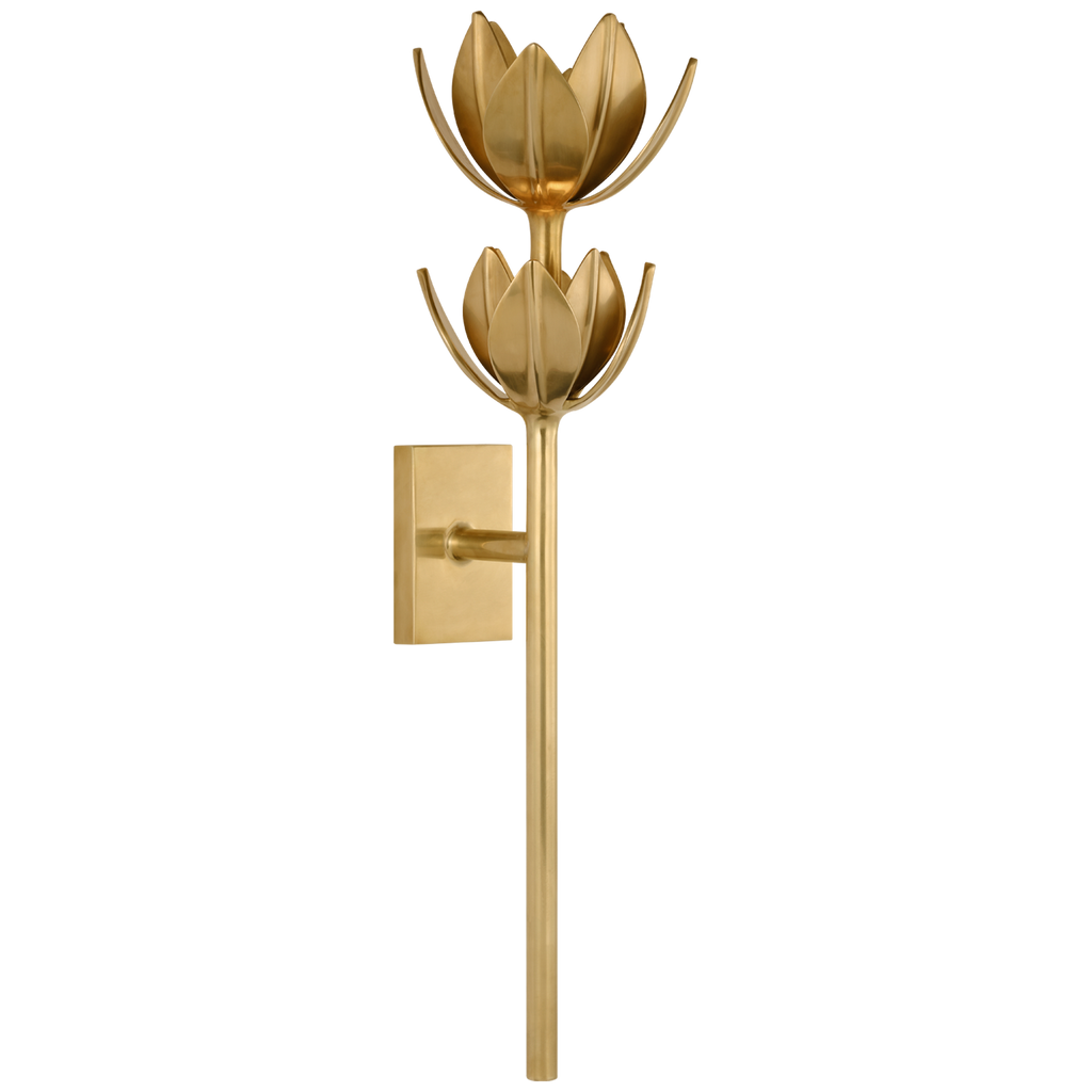 Alberto Large Two Tier Sconce | Antique-Burnished Brass