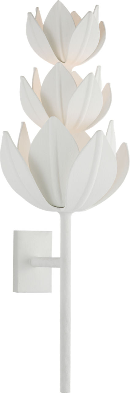 Alberto Extra Large Three Tier Sconce | Plaster White