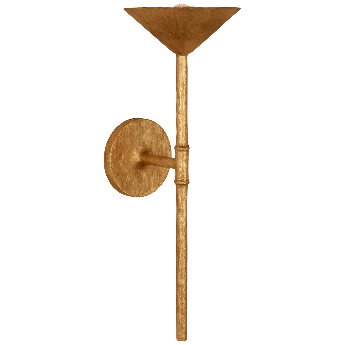 Eleanor 21" Tail Sconce | Antique Gold Leaf