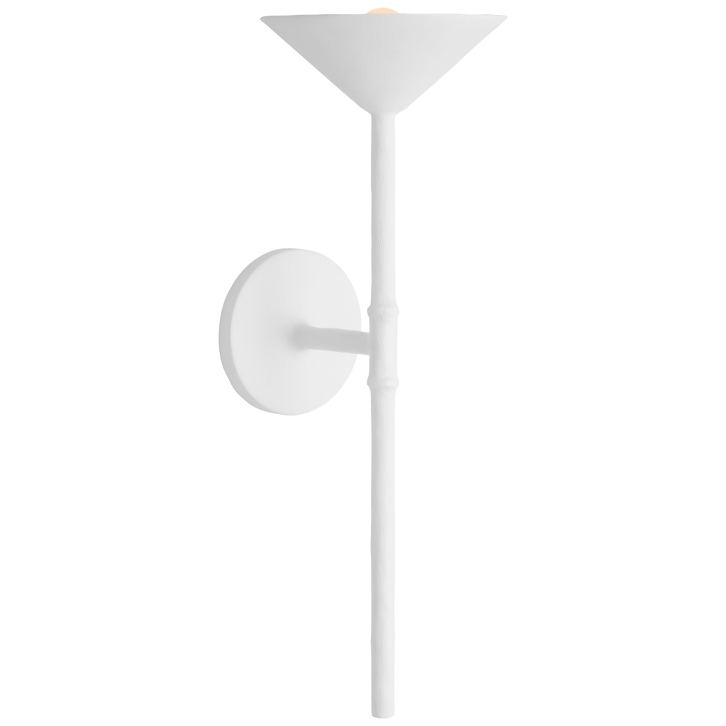 Eleanor 21" Tail Sconce | Plaster White