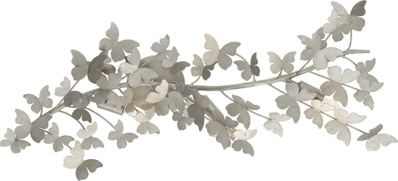 Farfalle Large Sconce | Burnished Silver Leaf