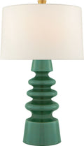 Andreas Medium Table Lamp | Aventurine | Linen Shade