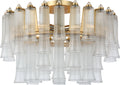 Lorelei 18" Semi-Flush Mount | Gild | Clear Glass