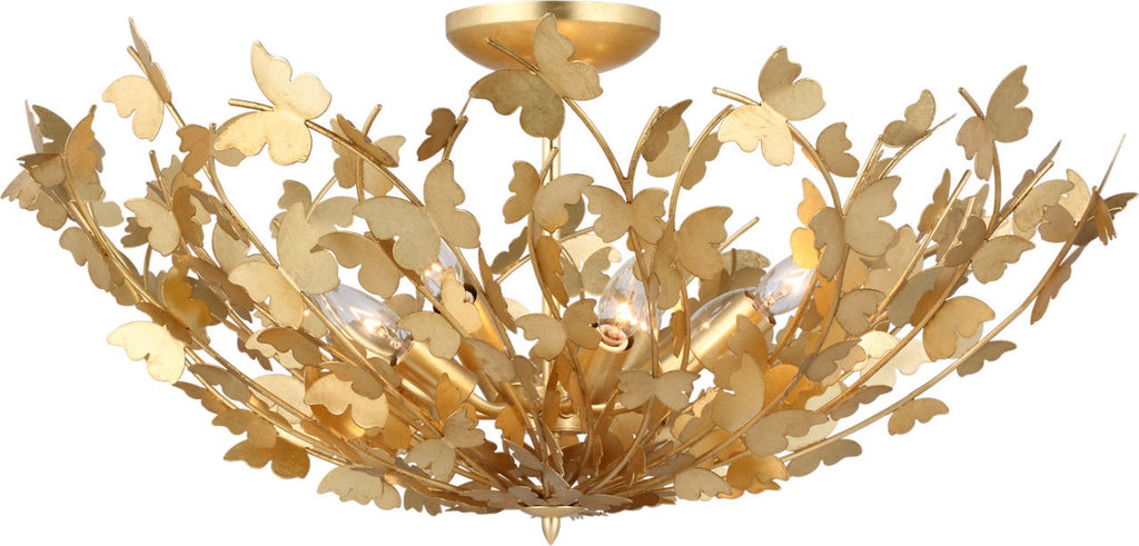 Farfalle Large Semi-Flush Mount | Gild