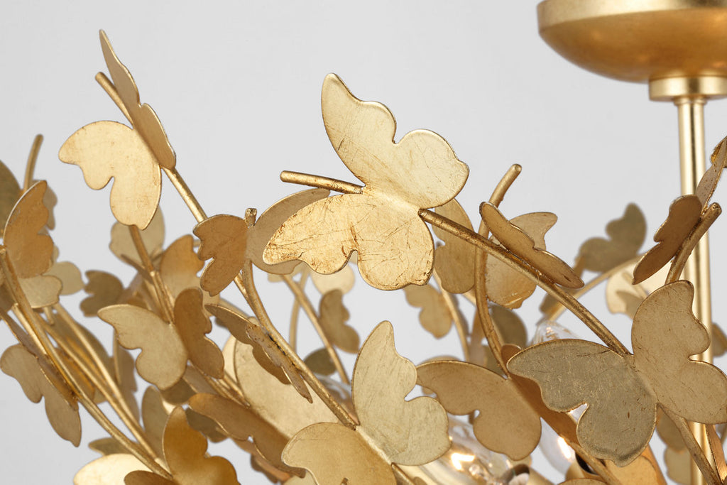 Farfalle Large Semi-Flush Mount | Gild