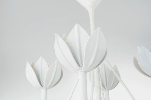 Alberto Medium Two Tier Chandelier | Plaster White