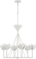 Alberto Small Low Ceiling Chandelier | Plaster White