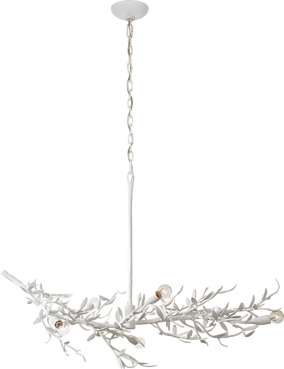 Mandeville Linear Chandelier | Plaster White