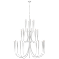 Acadia 52" Grande Chandelier | Plaster White