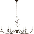Iberia Large Chandelier | Antique Bronze Leaf