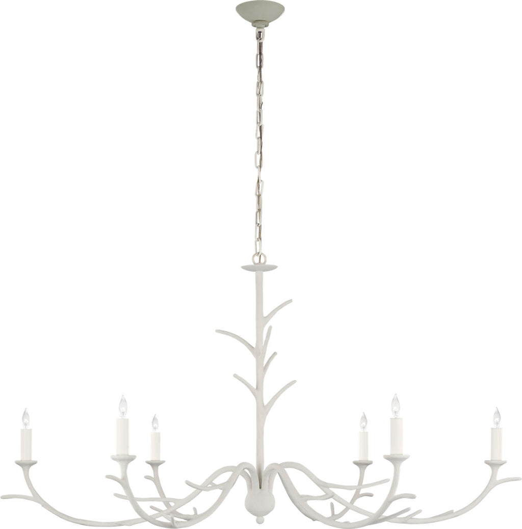 Iberia Large Chandelier | Plaster White