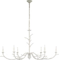 Iberia Large Chandelier | Plaster White
