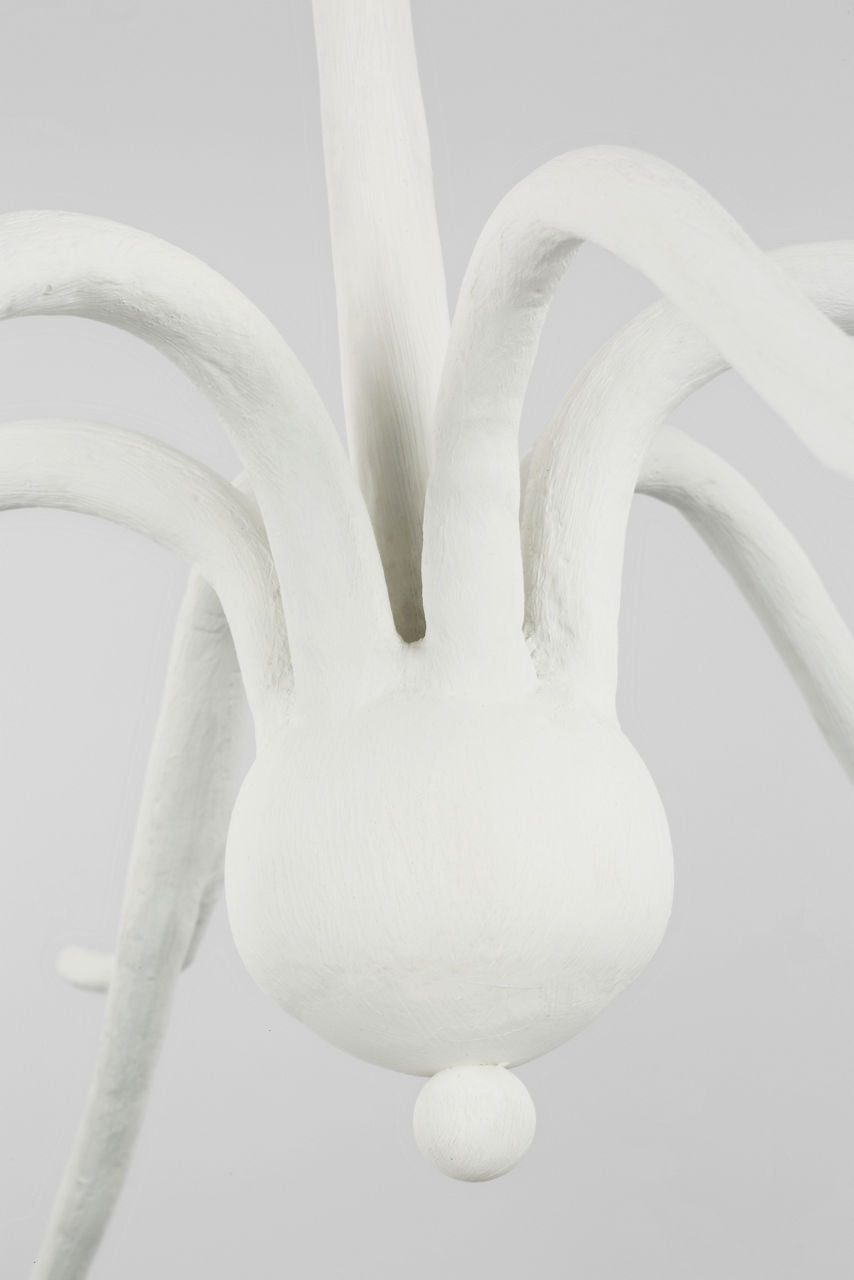 Iberia Large Chandelier | Plaster White