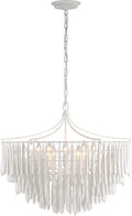 Vacarro Medium Chandelier | Plaster White