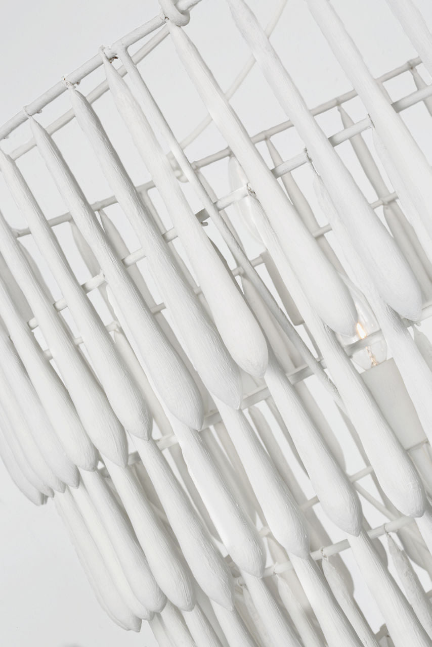 Vacarro Large Chandelier | Plaster White