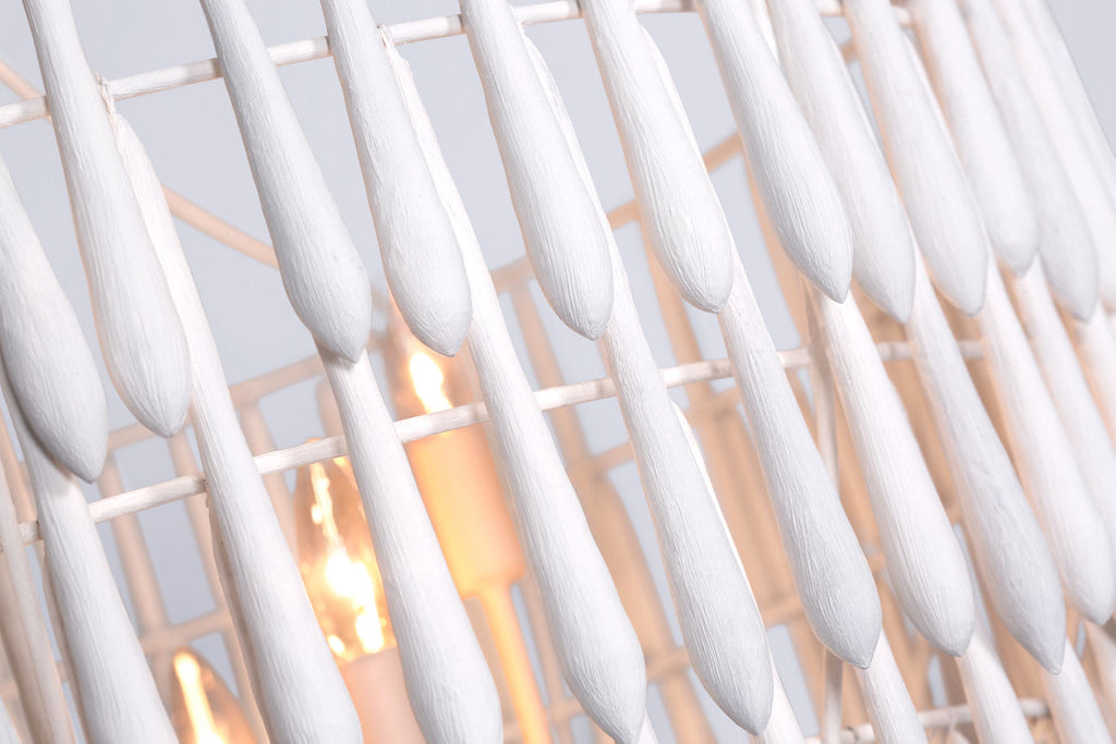 Vacarro Large Chandelier | Plaster White