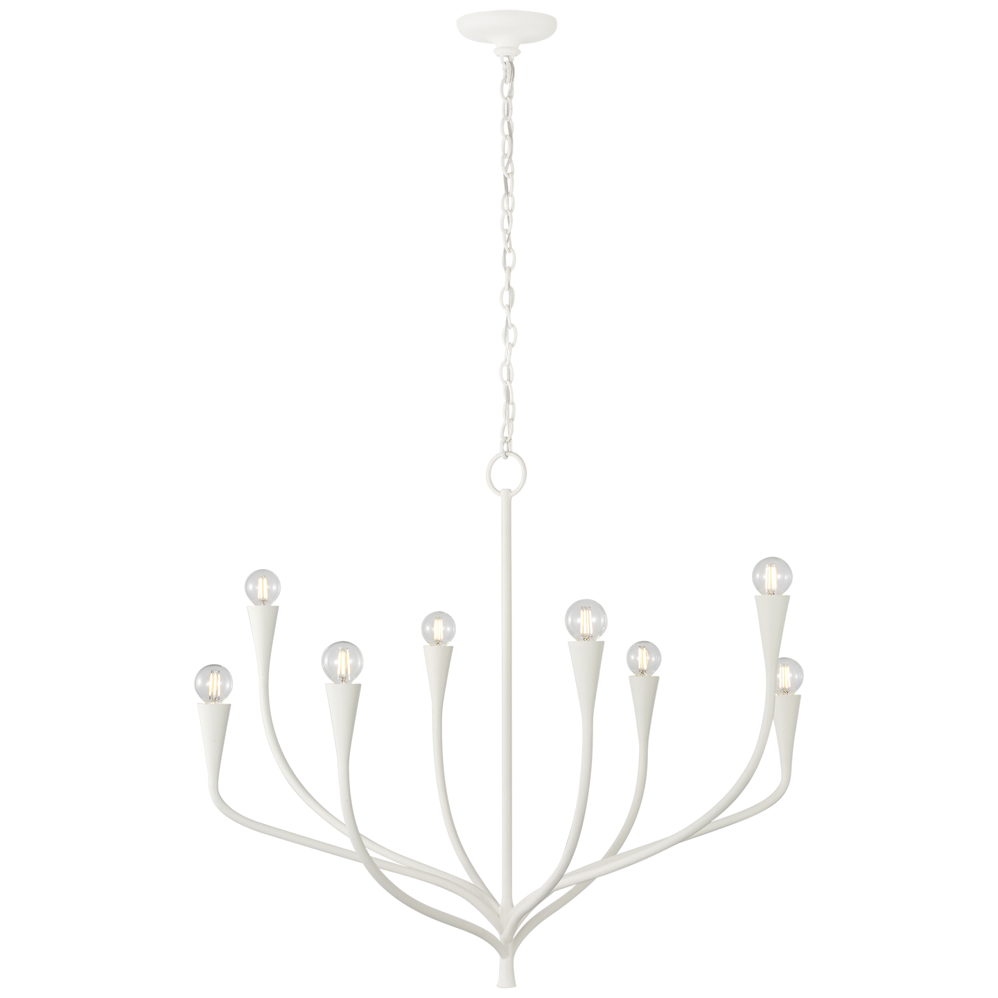 Marini 33" Chandelier | Plaster White