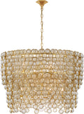 Milazzo Large Waterfall Chandelier | Gild and Crystal