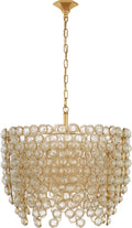 Milazzo Medium Waterfall Chandelier | Gild and Crystal