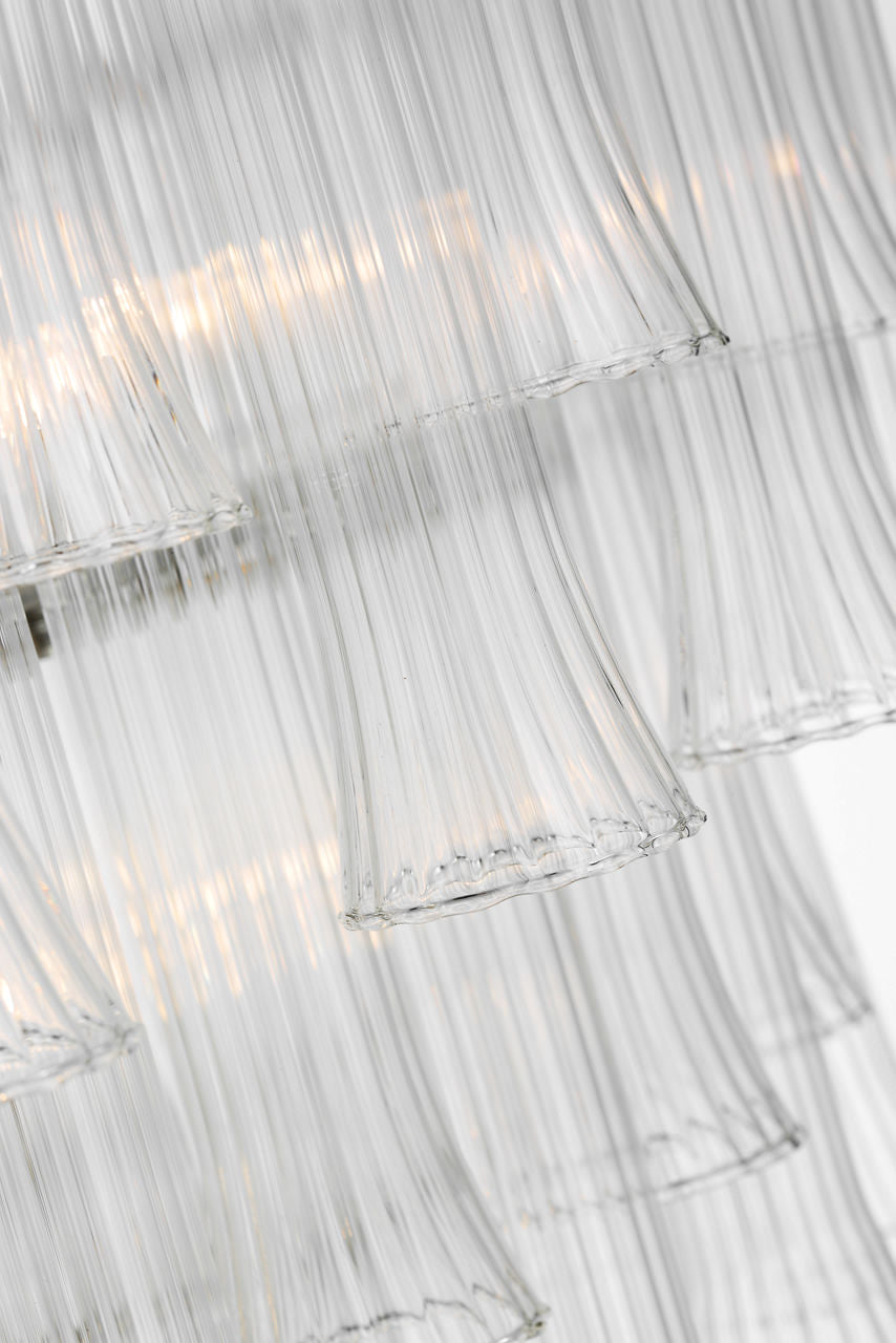 Lorelei X-Large Waterfall Chandelier | Gild | Clear Glass