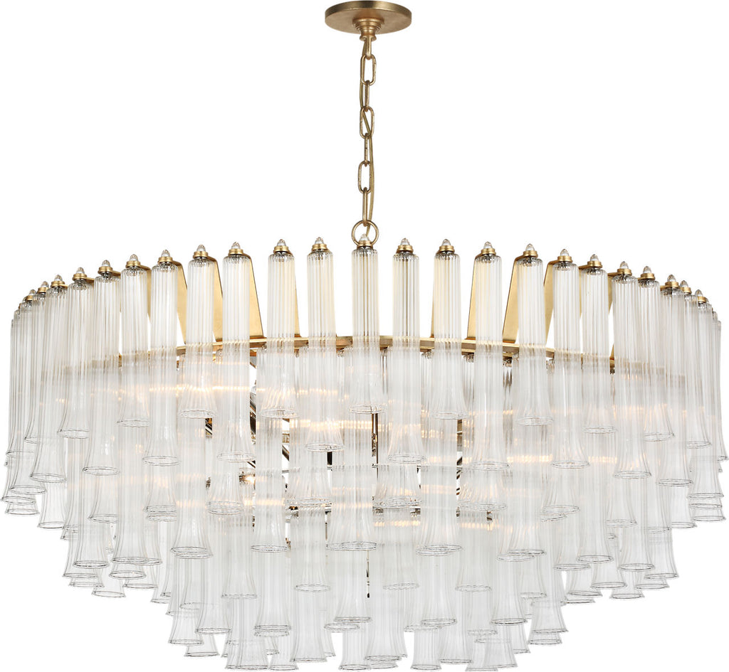 Lorelei X-Large Chandelier | Gild | Clear Glass